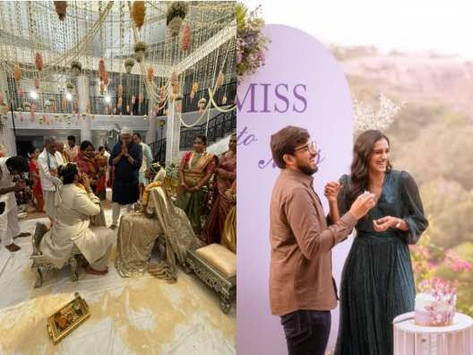 PV Sindhu married Venkata Datta Sai in Udaipur first photo surfaced online  | PV Sindhu ने उदयपुर में वेंकट दत्ता साईं से की शादी, सामने आई पहली तस्वीर  | Hindi News, PV