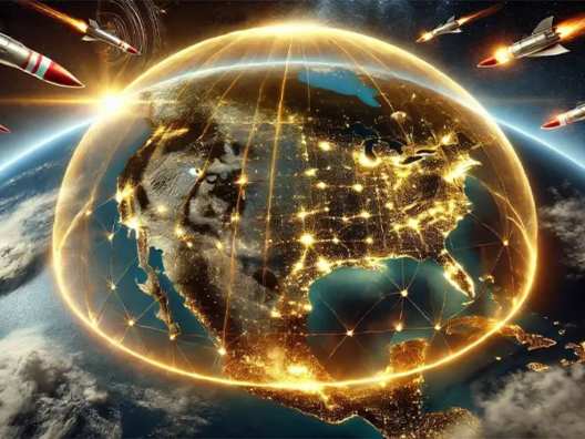 US Elon musk space x making golden dome missile shield protect america from nuclear and missile attack