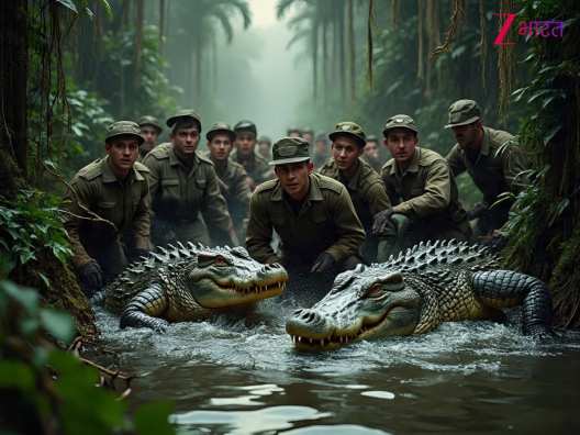 myanmar ramree island mystery crocodile attacked 1000 soldiers only 20 survived