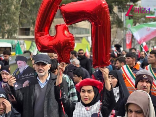 Islamic revolution 47th anniversary iran supreme leader khamenei deadly weapons public support