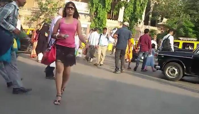 देखें : मिनी-स्कर्ट वाली लड़की का वीडियो, मुंबई ने किया हैरान!
