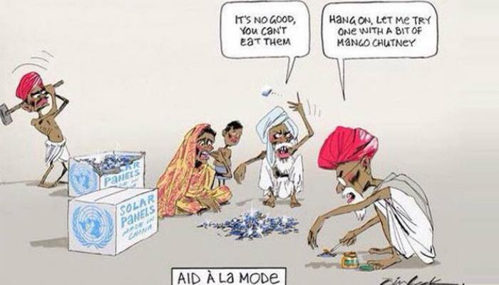 australian daily cartoon shows indians eating solar panels | ऑस्ट्रेलियाई अखबार में छपा नस्लवादी कार्टून; भारतीयों को सोलर पैनल खाते हुए दिखाया गया | Hindi News, दुनिया australian daily cartoon shows indians eating solar panels | ऑस्ट्रेलियाई अखबार में छपा नस्लवादी कार्टून; भारतीयों को सोलर पैनल खाते हुए दिखाया गया | Hindi News, दुनिया