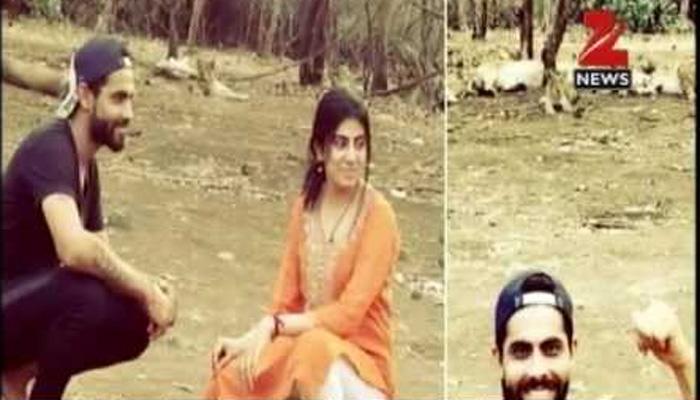 बाघ के साथ सेल्फी मामले में रविंद्र जडेजा का बयान रिकार्ड हुआ बाघ के साथ सेल्फी मामले में रविंद्र जडेजा का बयान रिकार्ड हुआ