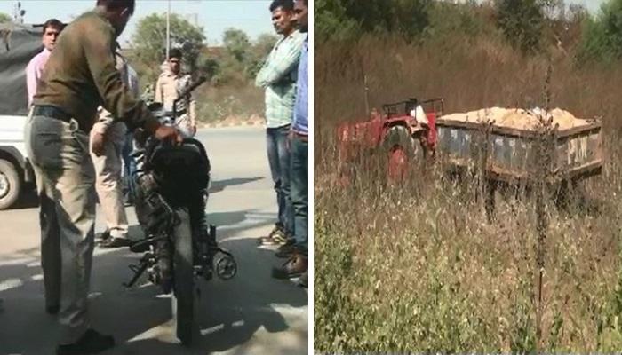 बिना ड्राइवर के चलता रहा ट्रैक्टर, हादसा टला बिना ड्राइवर के चलता रहा ट्रैक्टर, हादसा टला