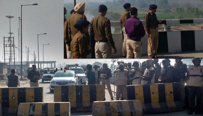 एसवाईएल विवाद: पंजाब पुलिस ने इनेलो की रैली से पहले प्रवेश स्थलों की किलेबंदी की एसवाईएल विवाद: पंजाब पुलिस ने इनेलो की रैली से पहले प्रवेश स्थलों की किलेबंदी की