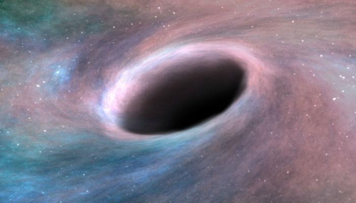 आकाशगंगा के केंद्र के पास मिला बड़ा ब्लैक होल आकाशगंगा के केंद्र के पास मिला बड़ा ब्लैक होल