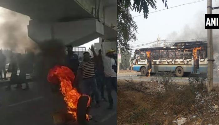 VIDEO : ‘पद्मावत’ विवाद : हरियाणा में बस फूंकी, राजस्थान-महाराष्ट्र में 50 से अधिक गिरफ्तार VIDEO : ‘पद्मावत’ विवाद : हरियाणा में बस फूंकी, राजस्थान-महाराष्ट्र में 50 से अधिक गिरफ्तार