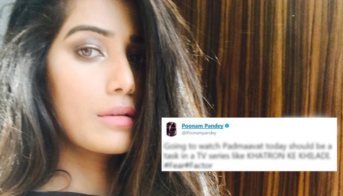 'पद्मावत' पर पूनम पांडे ने किया मजेदार ट्वीट, पढ़ें कैसा रहा लोगों का रिएक्शन