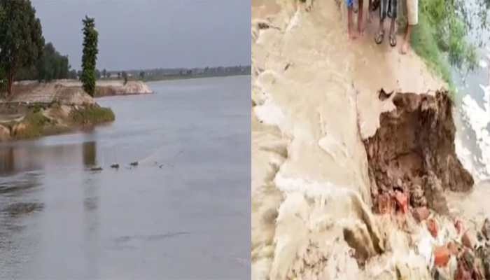 बिहार में कई स्थानों पर उफान पर है नदियां, लोगों में बढ़ रहा है बाढ़ का दहशत बिहार में कई स्थानों पर उफान पर है नदियां, लोगों में बढ़ रहा है बाढ़ का दहशत