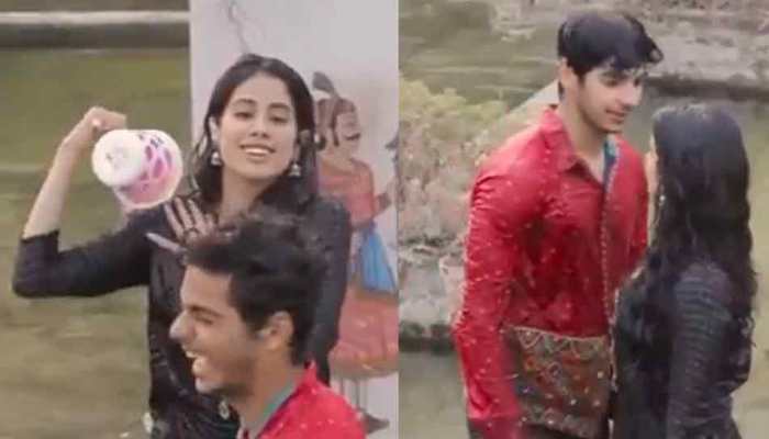 Video: फिल्म 'धड़क' के सॉन्ग की शूटिंग में खुद को भिगोती नजर आईं जाह्नवी कपूर Video: फिल्म 'धड़क' के सॉन्ग की शूटिंग में खुद को भिगोती नजर आईं जाह्नवी कपूर