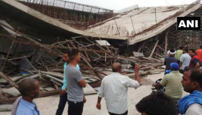 बस्ती में निर्माणाधीन फ्लाईओवर का हिस्सा गिरने से एक मजदूर घायल, CM ने दिए निर्देश बस्ती में निर्माणाधीन फ्लाईओवर का हिस्सा गिरने से एक मजदूर घायल, CM ने दिए निर्देश