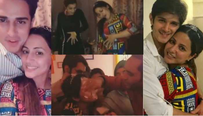 Video: 'बिग बॉस' के साथियों के साथ हिना ने मनाया बर्थडे, सपना के गाने पर जमकर लगाए ठुमके Video: 'बिग बॉस' के साथियों के साथ हिना ने मनाया बर्थडे, सपना के गाने पर जमकर लगाए ठुमके