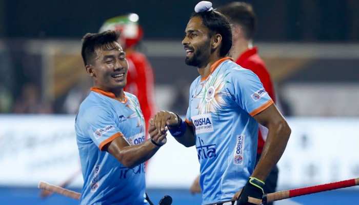 Hockey World Cup 2018: भारत का धमाकेदार आगाज, दक्षिण अफ्रीका को 5-0 से रौंदा Hockey World Cup 2018: भारत का धमाकेदार आगाज, दक्षिण अफ्रीका को 5-0 से रौंदा