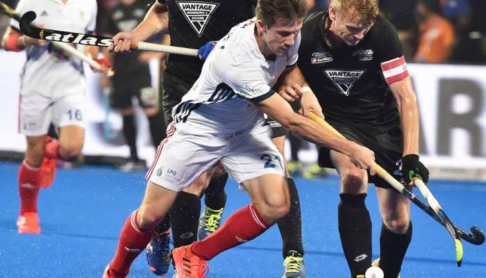 Hockey World Cup 2018: न्यूजीलैंड ने फ्रांस को 2-1 से हराया, ओलंपिक चैंपियन अर्जेंटीना भी जीता Hockey World Cup 2018: न्यूजीलैंड ने फ्रांस को 2-1 से हराया, ओलंपिक चैंपियन अर्जेंटीना भी जीता