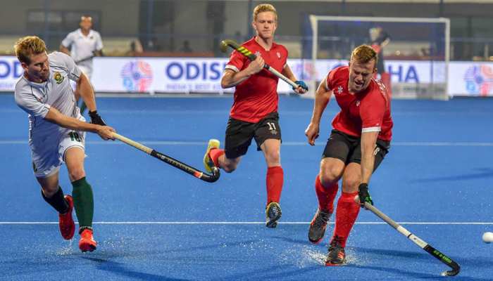 Hockey World Cup 2018: कनाडा ने दक्षिण अफ्रीका को ड्रॉ पर रोका, अब 8 को भारत से मुकाबला Hockey World Cup 2018: कनाडा ने दक्षिण अफ्रीका को ड्रॉ पर रोका, अब 8 को भारत से मुकाबला