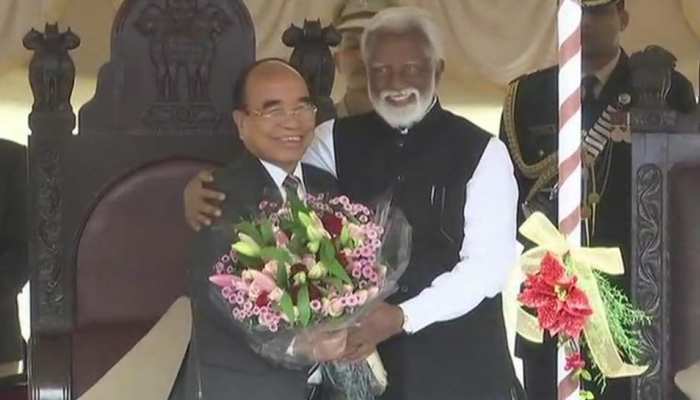 जोरमथंगा ने ली मिजोरम के मुख्यमंत्री पद की शपथ जोरमथंगा ने ली मिजोरम के मुख्यमंत्री पद की शपथ