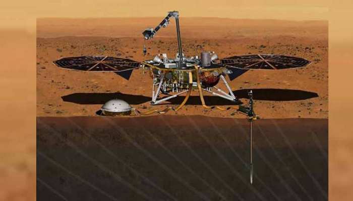 NASA की बड़ी कामयाबी: इनसाइट लैंडर ने मंगल ग्रह की सतह पर लगाया पहला सेंसर NASA की बड़ी कामयाबी: इनसाइट लैंडर ने मंगल ग्रह की सतह पर लगाया पहला सेंसर