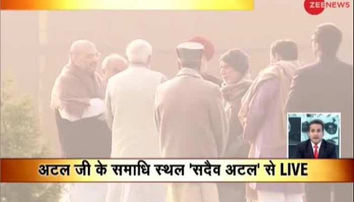 Watch: PM Modi pays tribute to Atal Bihari Vajpayee