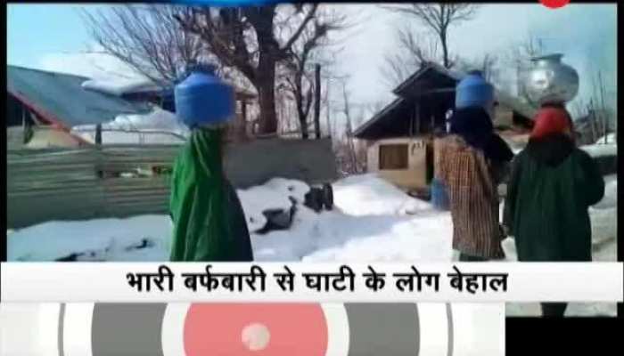 Morning Breaking: Kashmir continues to battle with heavy snowfall