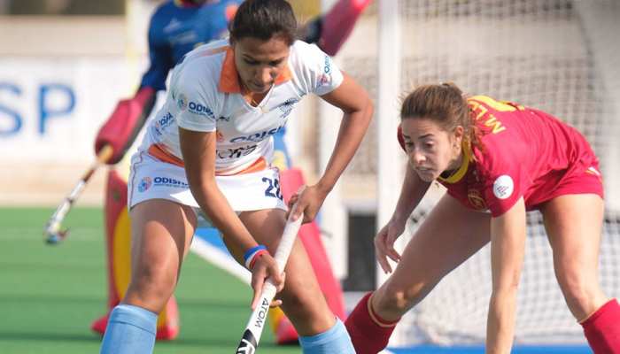 भारतीय महिला हॉकी टीम को स्पेन ने 2-2 से रोका, सीरीज 1-1 से बराबर भारतीय महिला हॉकी टीम को स्पेन ने 2-2 से रोका, सीरीज 1-1 से बराबर