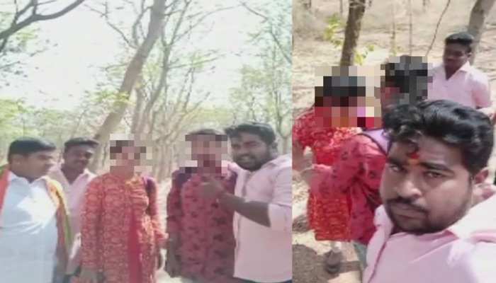 पार्क में बैठकर Valentine's Day मना रहा था कपल, बजरंग दल वालों ने देखा और फिर... पार्क में बैठकर Valentine's Day मना रहा था कपल, बजरंग दल वालों ने देखा और फिर...