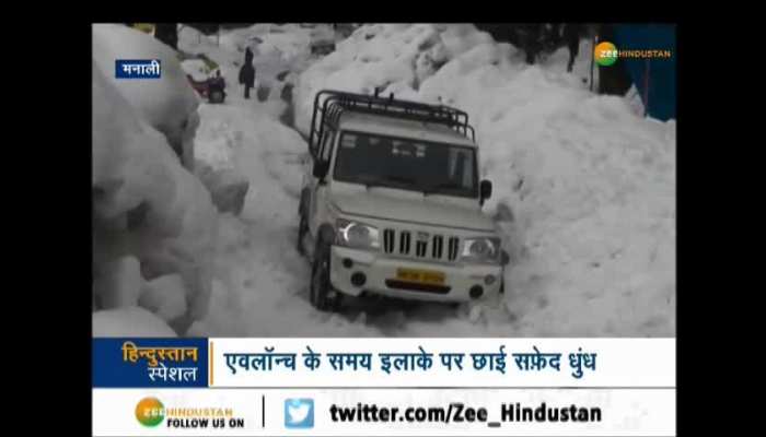 Heavy Snowfall in Manali