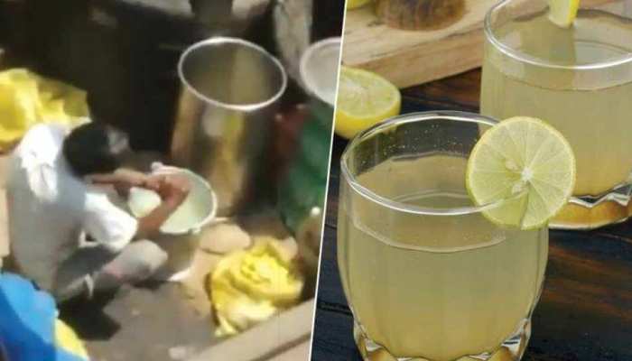 स्टेशन पर नींबू पानी बनाने का वीडियो वायरल, Railway ने बिक्री पर लगाई रोक स्टेशन पर नींबू पानी बनाने का वीडियो वायरल, Railway ने बिक्री पर लगाई रोक