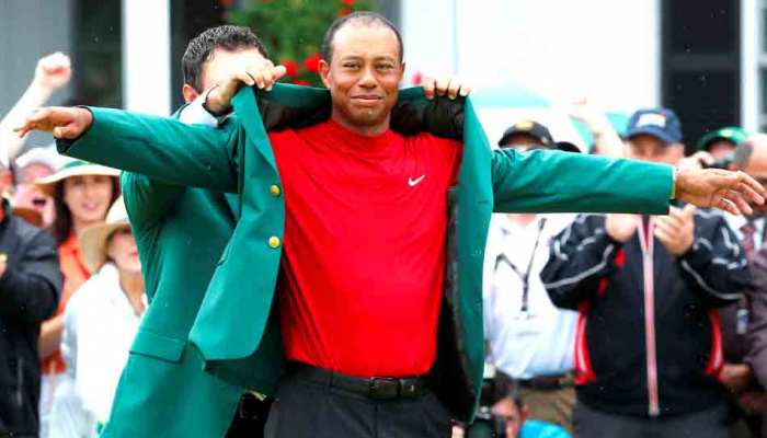 Golf: टाइगर वुड्स ने 11 साल बाद जीता मेजर खिताब, 14 करोड़ इनामी राशि पर कब्जा किया Golf: टाइगर वुड्स ने 11 साल बाद जीता मेजर खिताब, 14 करोड़ इनामी राशि पर कब्जा किया