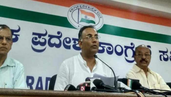 कर्नाटक कांग्रेस प्रमुख ने की अपील, 'विवादास्पद बयानों से बचें कांग्रेस और JDS नेता' कर्नाटक कांग्रेस प्रमुख ने की अपील, 'विवादास्पद बयानों से बचें कांग्रेस और JDS नेता'
