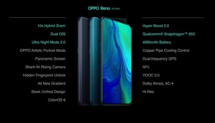Oppo ने लॉन्च किया Reno सीरीज का स्मार्टफोन, जानें फीचर्स और कीमत Oppo ने लॉन्च किया Reno सीरीज का स्मार्टफोन, जानें फीचर्स और कीमत