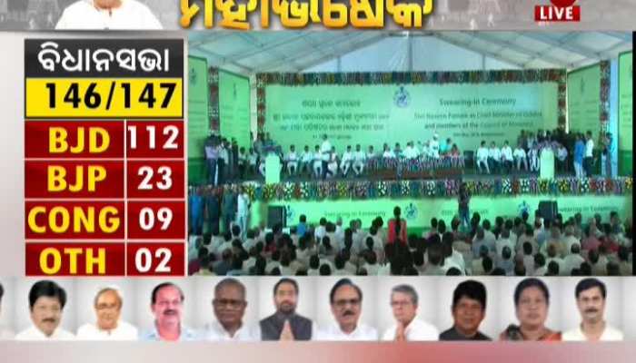 Ashok panda takes oath as cabinet Minister of Odisha