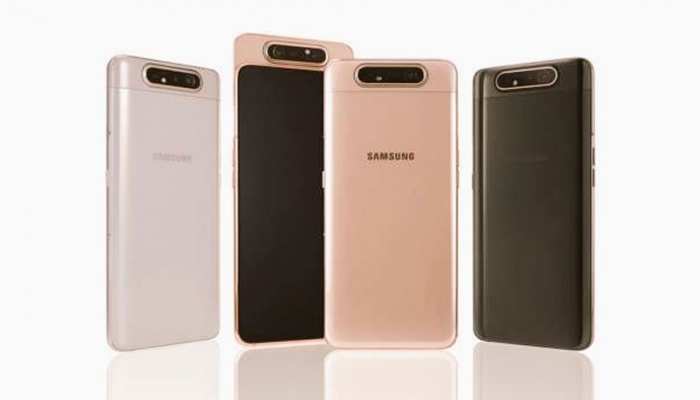 Samsung Galaxy A80 बहुत जल्द भारत में होगा लॉन्च, पॉप-अप रोटेटिंग कैमरा एक्सक्लूसिव फीचर Samsung Galaxy A80 बहुत जल्द भारत में होगा लॉन्च, पॉप-अप रोटेटिंग कैमरा एक्सक्लूसिव फीचर