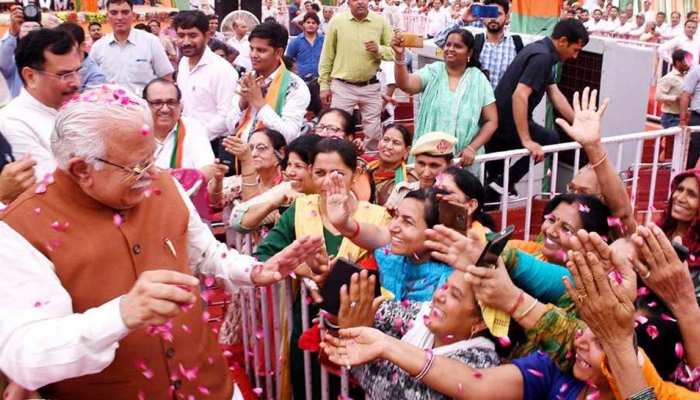 हरियाणा: विधानसभा में जीत के लिए लोकसभा के फॉर्मूले को अपनाएगी BJP, सीएम खट्टर ने दिया संकेत हरियाणा: विधानसभा में जीत के लिए लोकसभा के फॉर्मूले को अपनाएगी BJP, सीएम खट्टर ने दिया संकेत