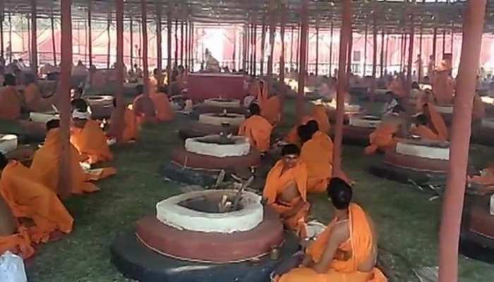 मध्य प्रदेशः बारिश के लिए भगवान की शरण में उज्जैन, शुरू हुआ महायज्ञ मध्य प्रदेशः बारिश के लिए भगवान की शरण में उज्जैन, शुरू हुआ महायज्ञ