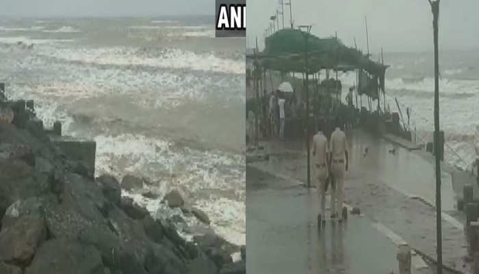 'वायु': गुजरात के तटीय इलाकों में तेज हवाएं चलना शुरू, तट के पास से गुजरेगा तूफान 'वायु': गुजरात के तटीय इलाकों में तेज हवाएं चलना शुरू, तट के पास से गुजरेगा तूफान