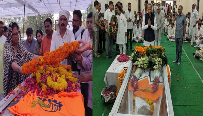 राजस्थान के सभी राजनीतिक पार्टियों के नेताओं ने मदन लाल सैनी को दी श्रद्धांजलि राजस्थान के सभी राजनीतिक पार्टियों के नेताओं ने मदन लाल सैनी को दी श्रद्धांजलि