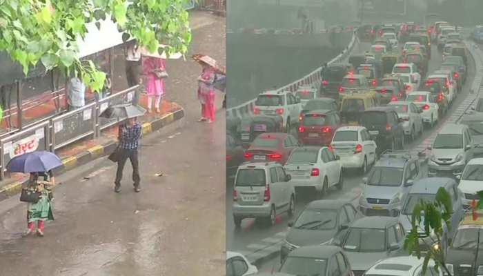 first rain of the monsoon in Mumbai