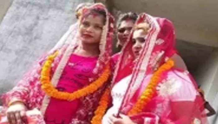 वाराणसी: साथ पढ़ते-पढ़ते मौसेरी बहनों को हो गया प्यार, आपस में रचाई शादी वाराणसी: साथ पढ़ते-पढ़ते मौसेरी बहनों को हो गया प्यार, आपस में रचाई शादी