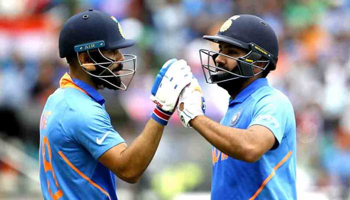 INDvsNZ, World Cup 2019: उम्मीद है रोहित 2 और शतक जमाएंगे: विराट कोहली INDvsNZ, World Cup 2019: उम्मीद है रोहित 2 और शतक जमाएंगे: विराट कोहली