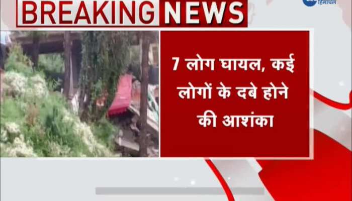 due to heavy rain, Building collapsed in Himachal Pradesh's Solan District