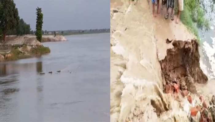 बिहारः खतरों के निशान से ऊपर बह रही है नदियां, नए क्षेत्रों में घुसा बाढ़ का पानी बिहारः खतरों के निशान से ऊपर बह रही है नदियां, नए क्षेत्रों में घुसा बाढ़ का पानी