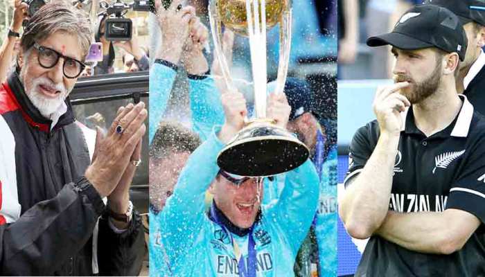 World Cup: अमिताभ बच्चन ने न्यूजीलैंड की हार पर ICC Rules का उड़ाया मजाक, कहा- प्रणाम गुरुदेव World Cup: अमिताभ बच्चन ने न्यूजीलैंड की हार पर ICC Rules का उड़ाया मजाक, कहा- प्रणाम गुरुदेव