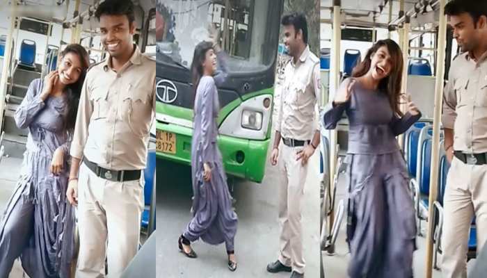 VIDEO: लड़की ने DTC स्टाफ के साथ बस में डांस का बनाया वीडियो, हुई कार्रवाई VIDEO: लड़की ने DTC स्टाफ के साथ बस में डांस का बनाया वीडियो, हुई कार्रवाई