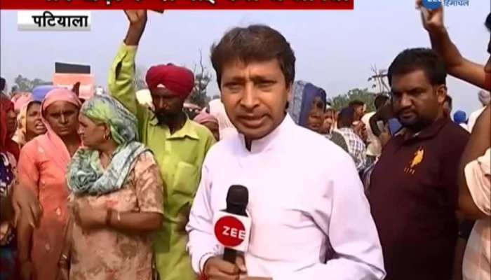 patiala highway block by local public