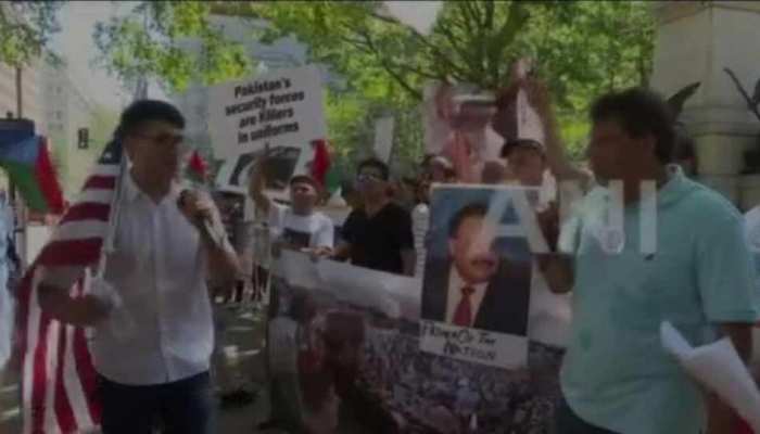 वॉशिंगटन में पाकिस्तानी PM इमरान खान के समर्थकों और अल्पसंख्यकों के बीच झड़प