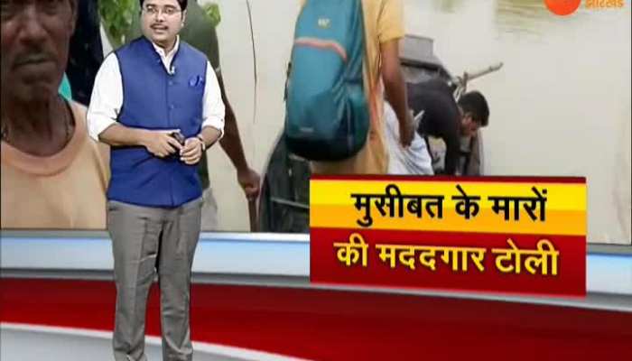 Flood victims help Katihar