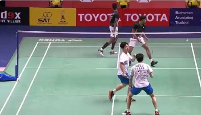 Badminton: सात्विक और चिराग ने थाईलैंड ओपन के सेमीफाइनल में बनाई जगह Badminton: सात्विक और चिराग ने थाईलैंड ओपन के सेमीफाइनल में बनाई जगह