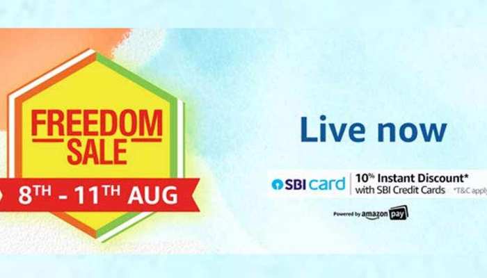 Amazon Freedom Sale 2019: स्मार्टफोन खरीदने पर मिल रहा 25,000 तक का डिस्काउंट Amazon Freedom Sale 2019: स्मार्टफोन खरीदने पर मिल रहा 25,000 तक का डिस्काउंट