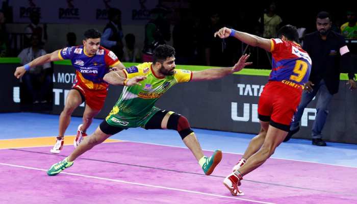 PKL 2019: पटना पायरेट्स की यूपी योद्धा पर धमाकेदार जीत, 21 अंकों के अंतर से दी मात PKL 2019: पटना पायरेट्स की यूपी योद्धा पर धमाकेदार जीत, 21 अंकों के अंतर से दी मात