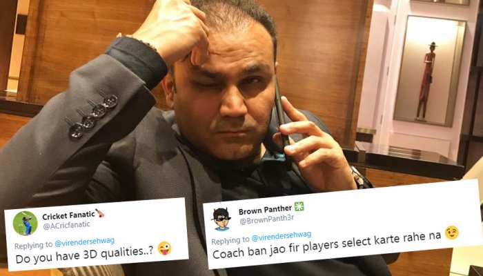 सहवाग का ट्वीट- मुझे सिलेक्टर बनना है, फैंस मजेदार अंदाज में बोले- क्या आपके पास 3D क्वालिटी है? सहवाग का ट्वीट- मुझे सिलेक्टर बनना है, फैंस मजेदार अंदाज में बोले- क्या आपके पास 3D क्वालिटी है?